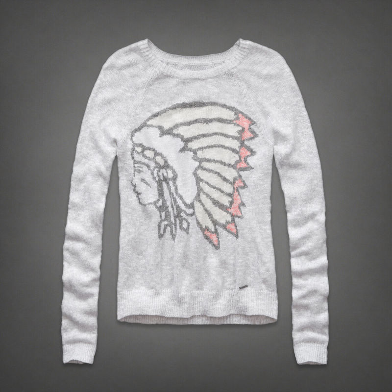 Abercrombie Fitch Mujeres De Cuello Redondo Jersey AF8329